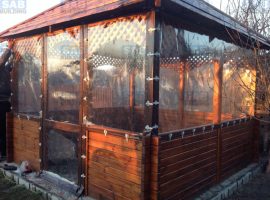 Мягкие окна для беседки