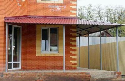 Навес над крыльцом