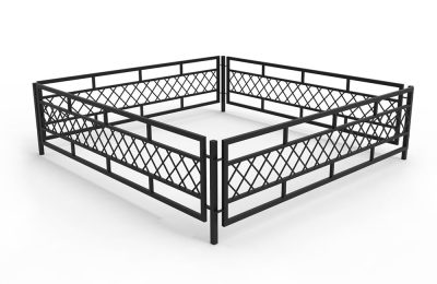 Оградки на кладбище