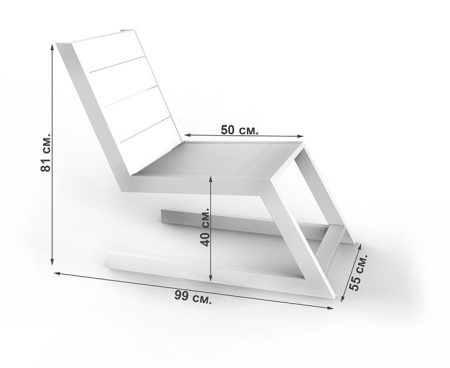 Кресло в стиле лофт технические характеристики