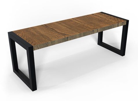 Скамейка в стиле лофт