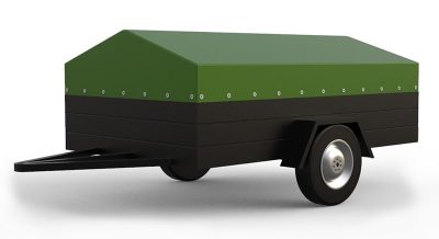 Тент для легкового прицепа